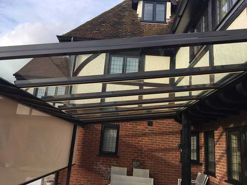 Glass Patio Roof Brentwood